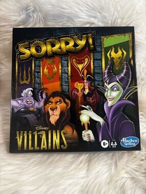 Hasbro Gaming Sorry! Board Game: Disney Villains Edition NEW